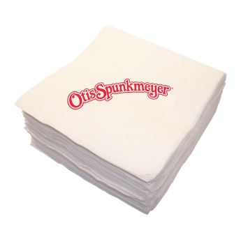 Branded Otis napkins