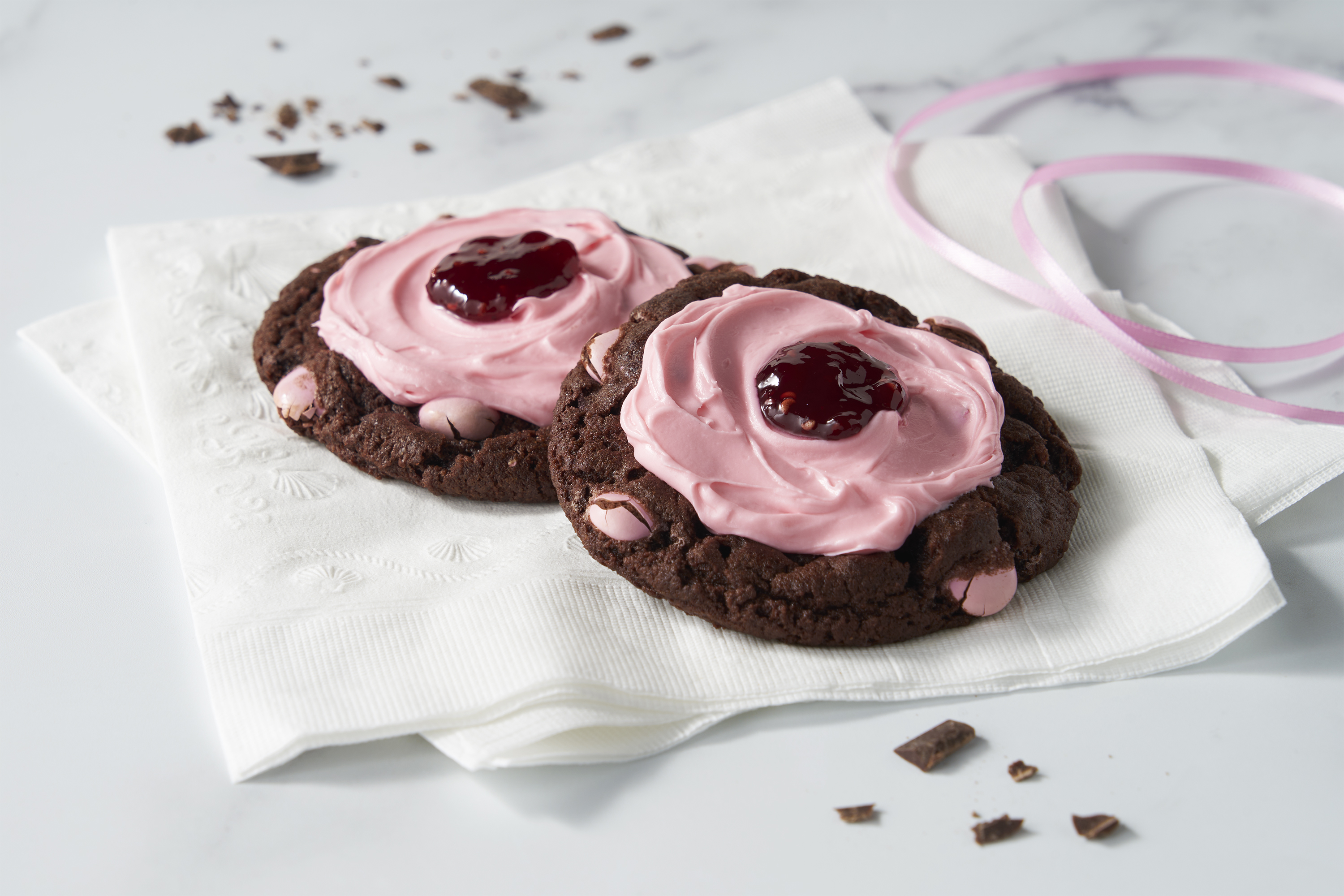 Otis Spunkmeyer Raspberry Cookies Double Chocolate Raspberry Decadence | Otis Spunkmeyer