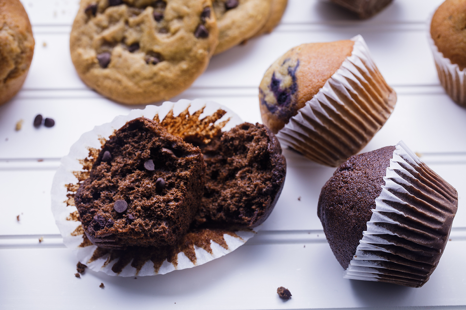 Whole Grain Chocolate Chocolate Chip Muffins Otis Spunkmeyer
