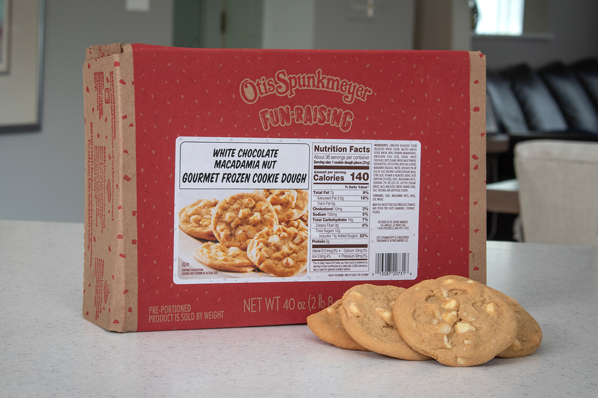 White Chocolate Chip Macademia Nut Cookies Otis Spunkmeyer
