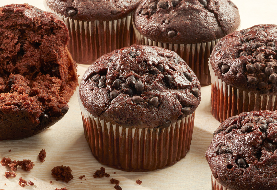 Individually Wrapped 2.25 oz. Chocolate Chocolate Chip Muffins