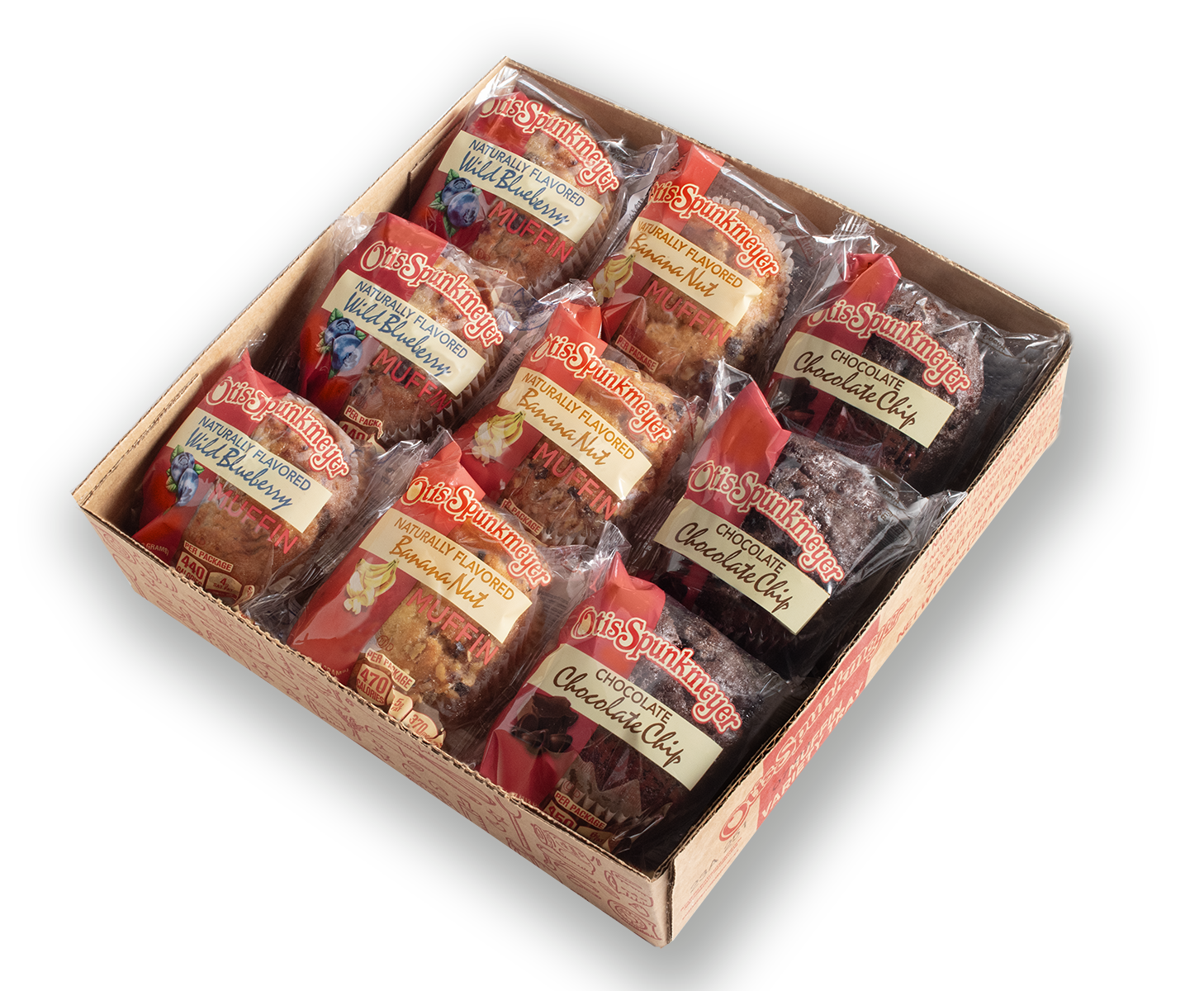 Fundraising 4 oz. 9 Count Muffin Variety Tray | Otis Spunkmeyer