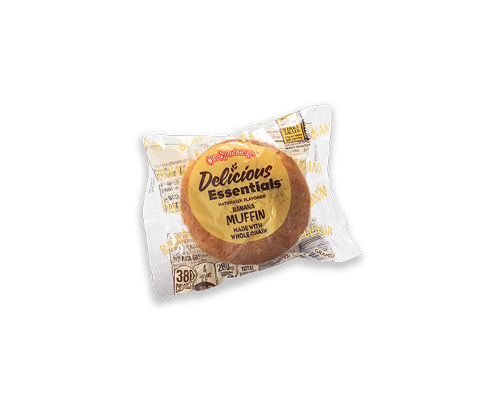 Delicious Essentials 4 oz. Whole Grain Banana Muffins | Otis