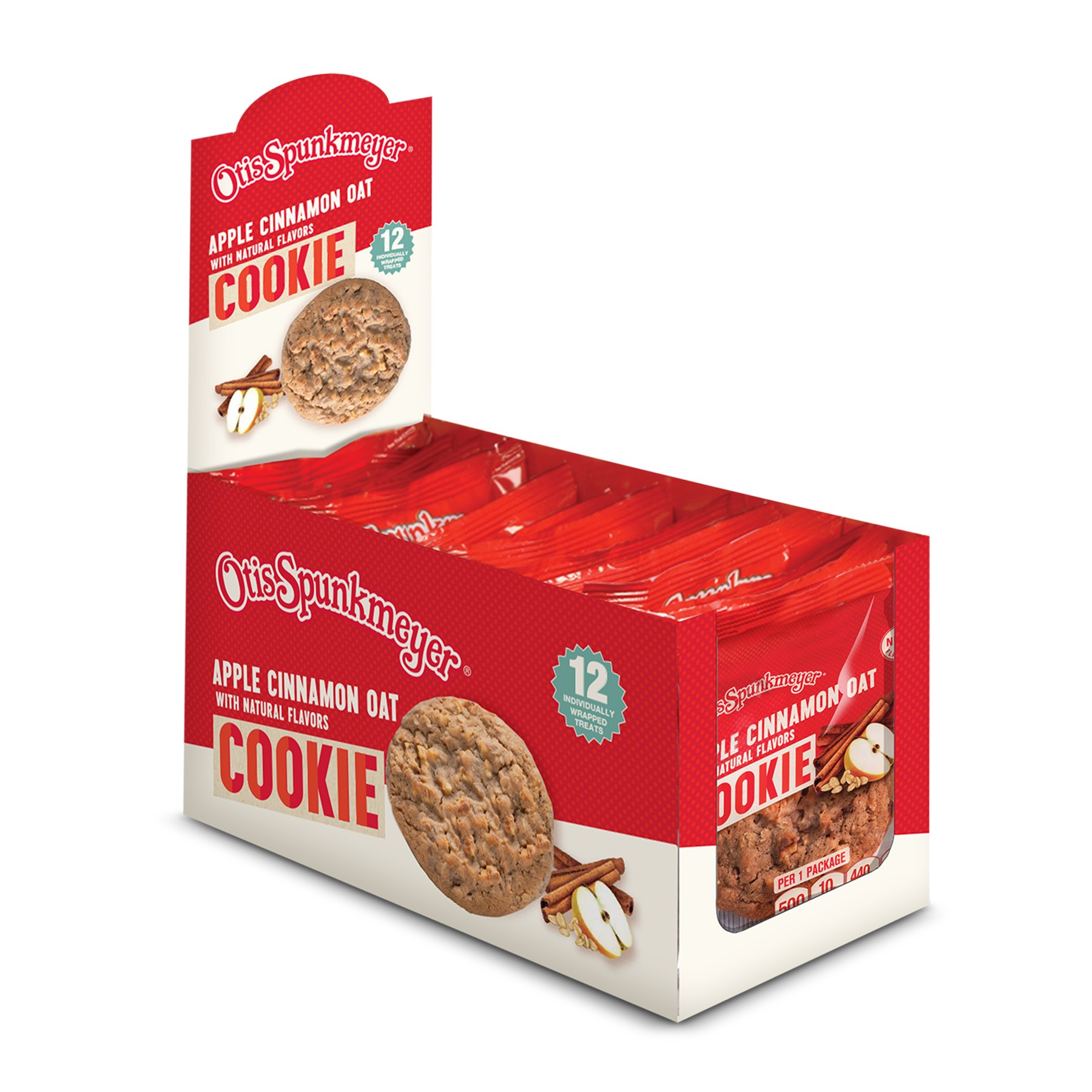 Individually Wrapped 4 oz Apple Cinnamon Oatmeal Cookies | Otis