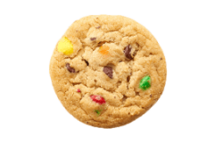 colored chocolate candy cookie