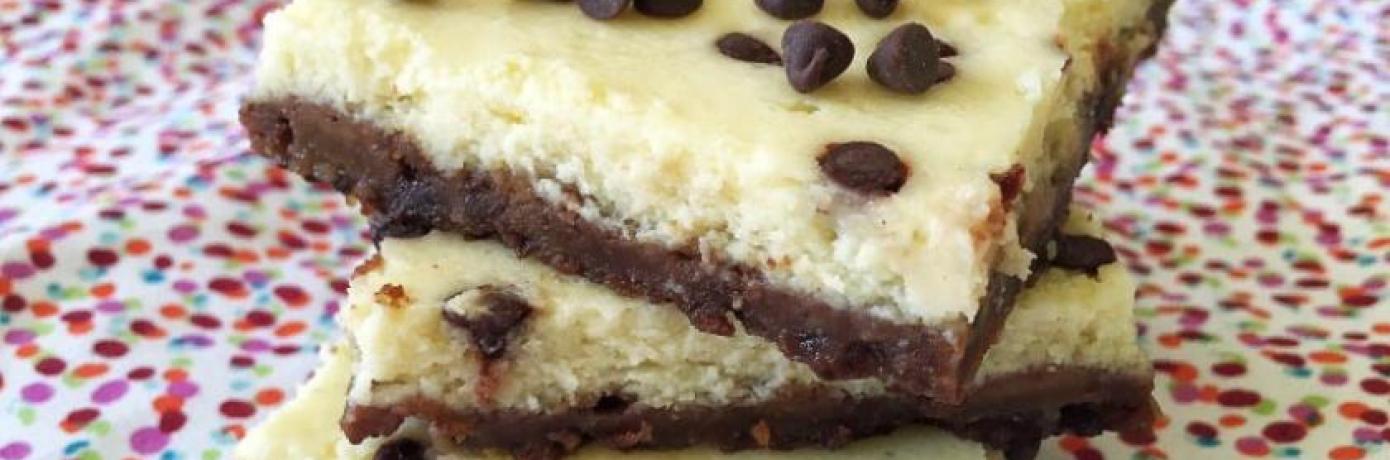 Chocolate Chip Cheesecake Bars