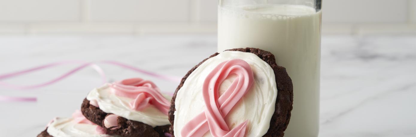 Pink Ribbon Cookie