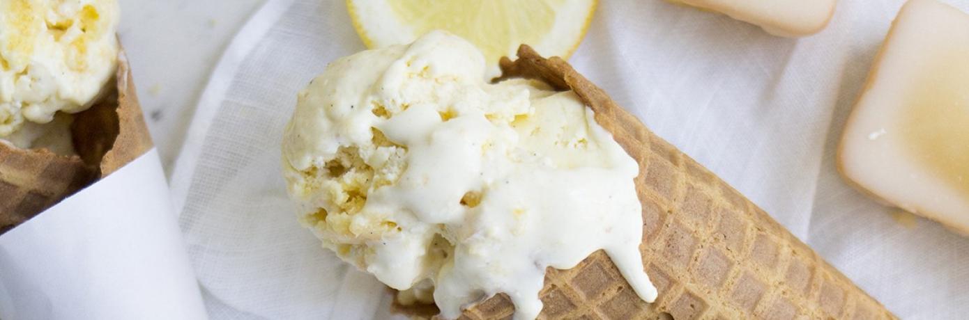 Lemon Cake Ice Cream