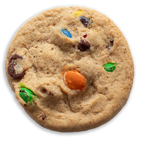 cookie with candy