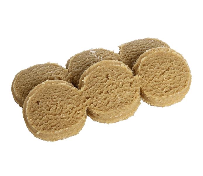 Raw whole grain sugar cookie