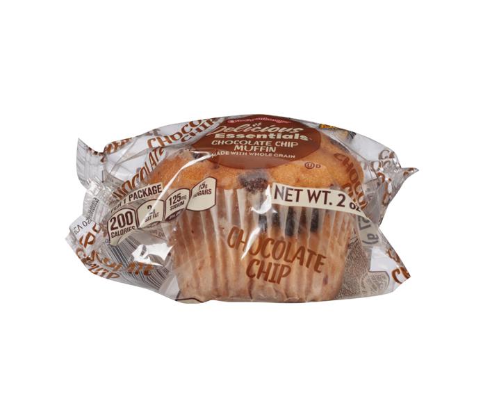 Delicious Essentials 2 oz. Whole Grain Chocolate Chip Muffins