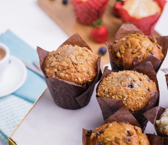 Supreme 4 oz. Banana Bread Muffins | Otis Spunkmeyer