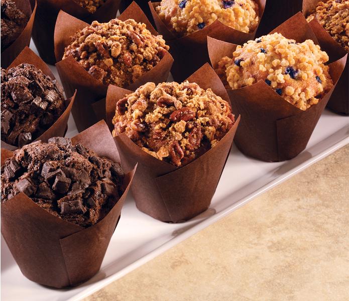 Supreme 4 oz. Apple Cinnamon Pecan Muffins | Otis Spunkmeyer