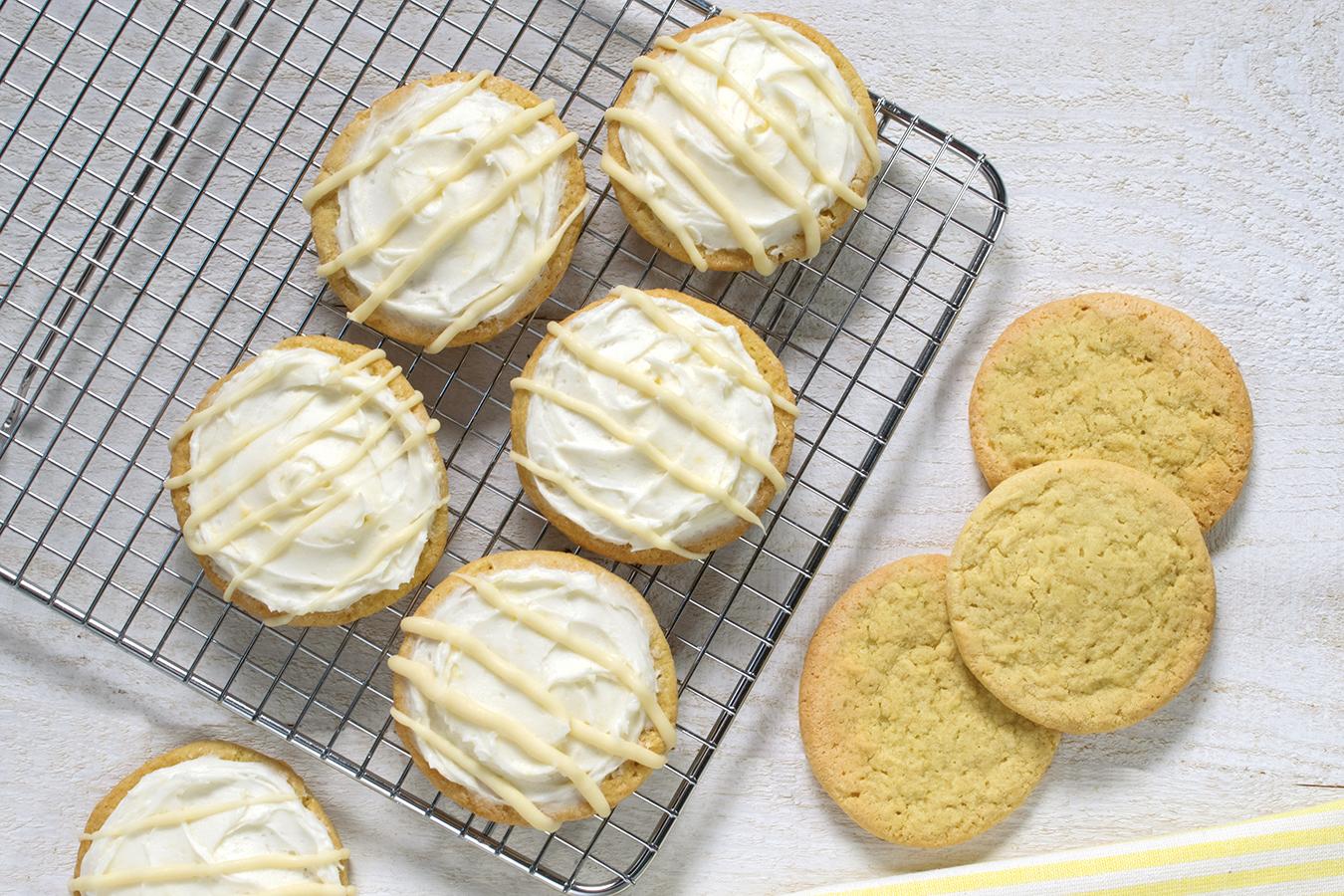 Lemon Burst Butter Cream Cookies