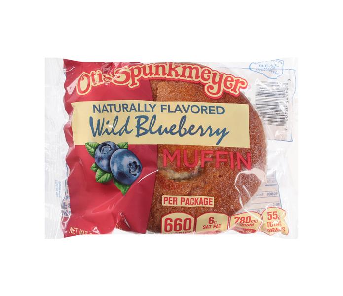 Individually Wrapped 6.5 oz Wild Blueberry Muffins | Otis Spunkmeyer