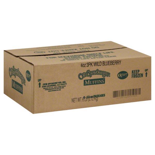 Individually Wrapped 3-pack Wild Blueberry Muffins | Otis Spunkmeyer