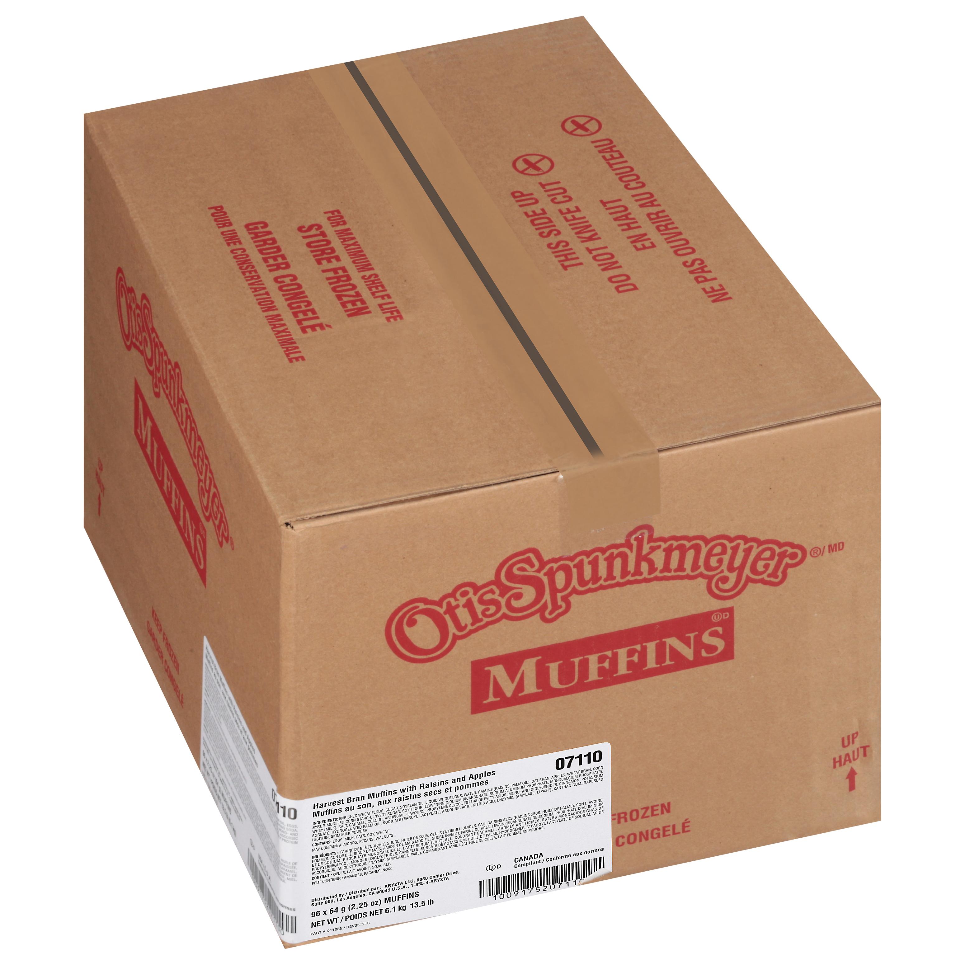 Bulk 2.25 oz. Harvest Bran Muffins | Otis Spunkmeyer
