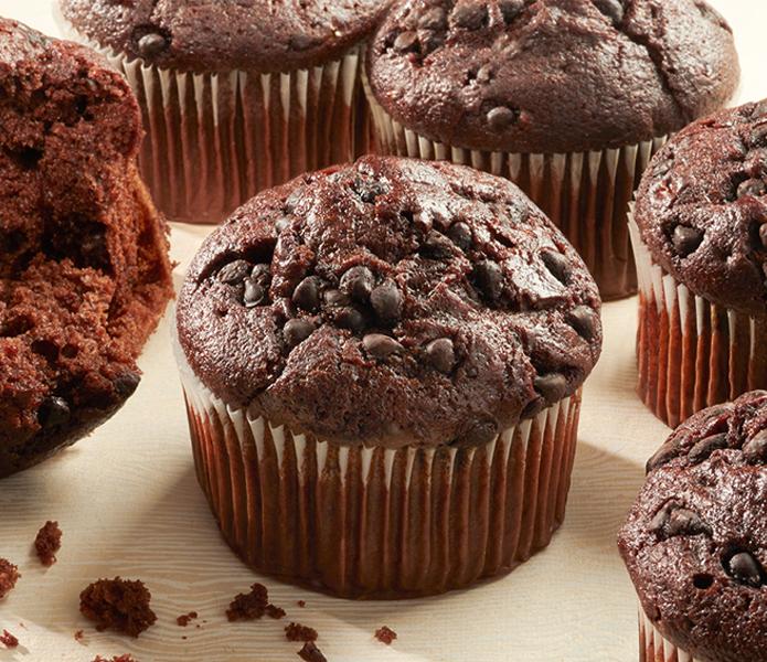 Bulk 2.25 oz. Chocolate Chocolate Chip Muffins | Otis Spunkmeyer