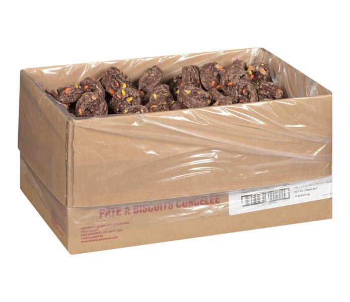Chocolate with Reeses Pieces Candy Cookies