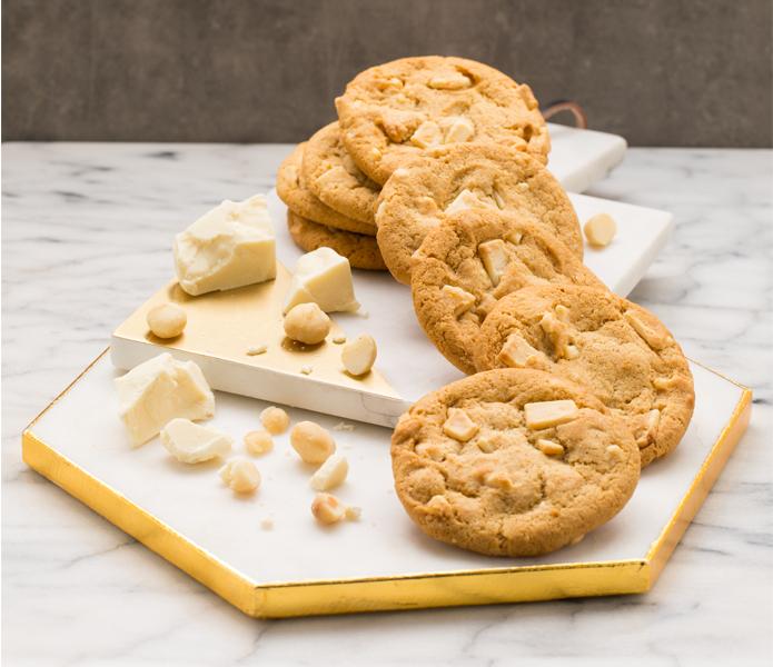 White Chunk Macademia Nut Cookies