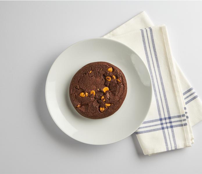 Individually wrapped 4 oz. Double Chocolate Caramel Cookies | Otis