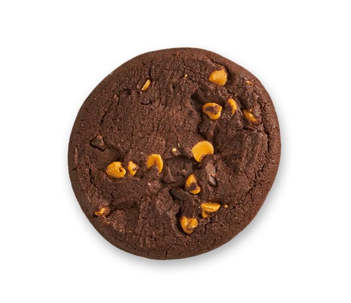 Individually wrapped 4 oz. Double Chocolate Caramel Cookies | Otis