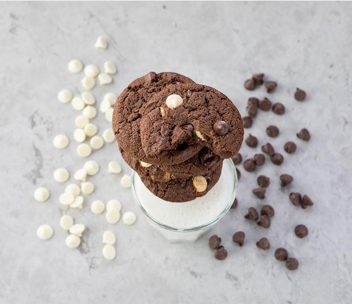 Double Chocolate Chip Cookies