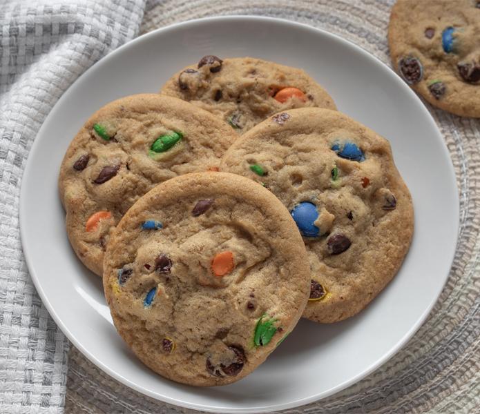 Colored Chocolate Candy Cookies
