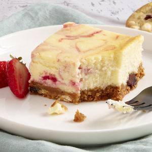 Strawberry Shortcake Cheesecake Bars