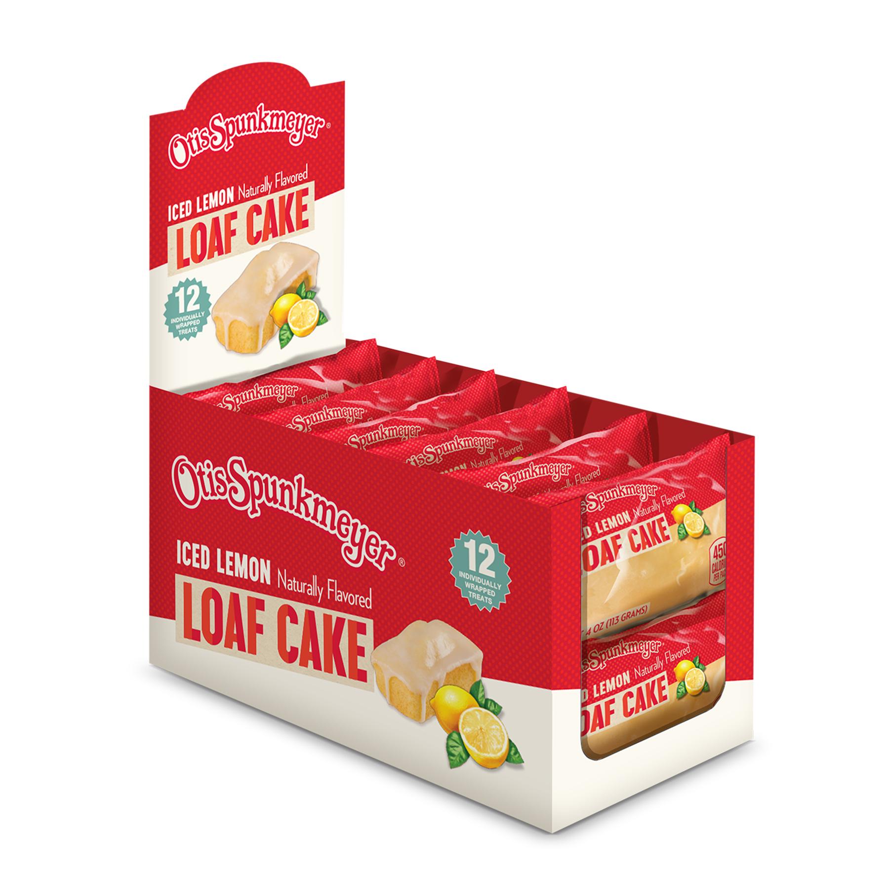 Individually Wrapped 4 oz Lemon Iced Loaf Cake | Otis Spunkmeyer