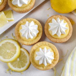 Lemon Burst Cookie Cups Lmn Curd