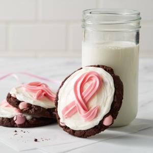 Pink Ribbon Cookie