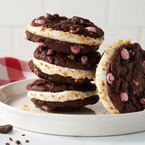 Pink Smores Cookie Sandwich