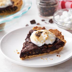 S-Mores Brownie Pie