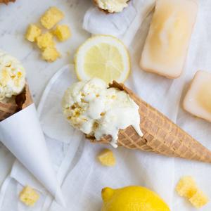 lemon cake ice cream