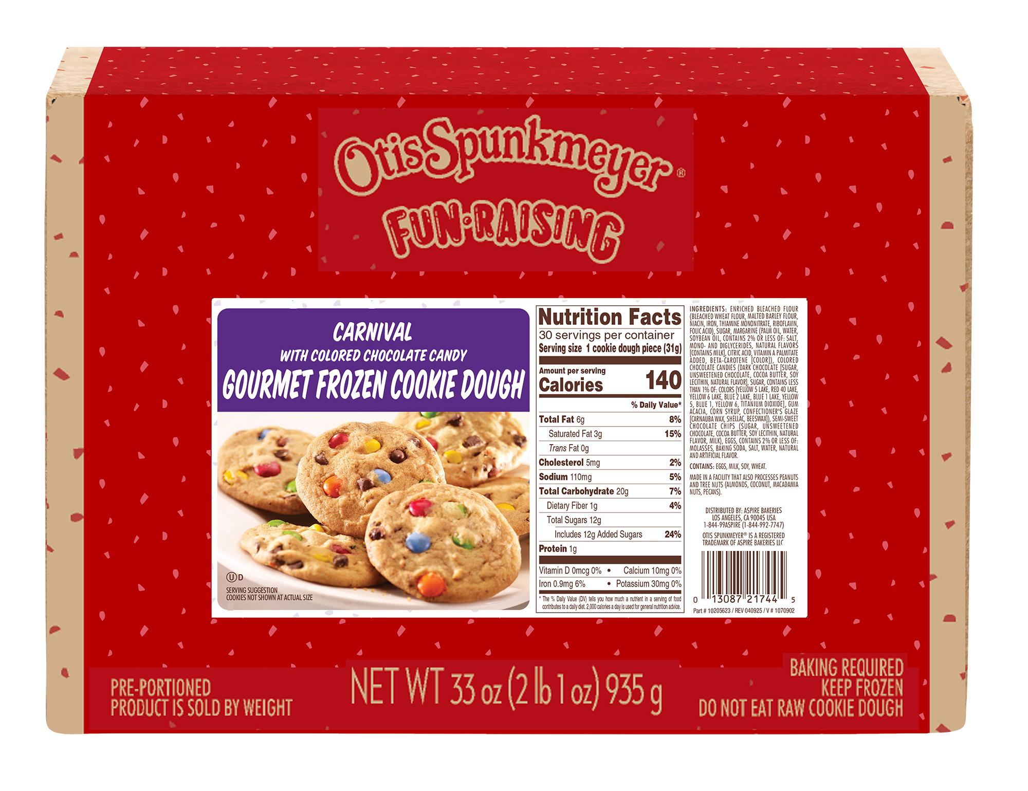 クッキー Otis Spunkmeyer Chocolate Chunk Cookie Dough – 6 lbs