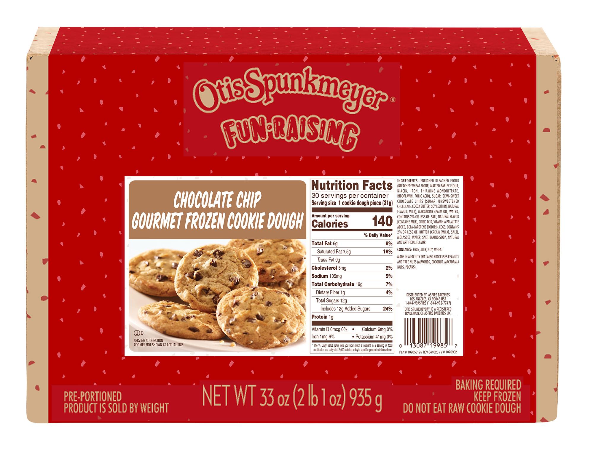 Chocolate Chip Cookies Fundraising 1.1 oz. | Otis Spunkmeyer