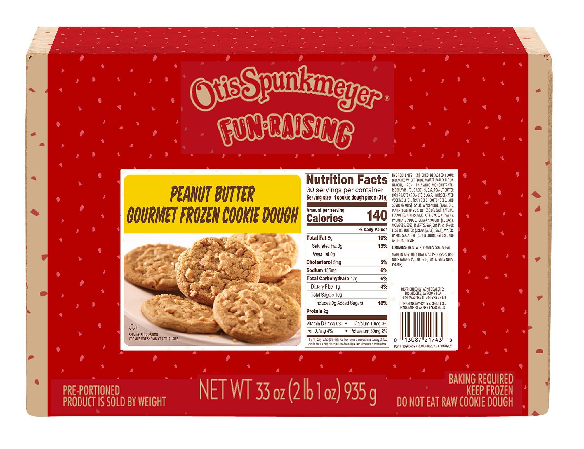 Fundraising 1.1 oz Peanut Butter Cookies | Otis Spunkmeyer