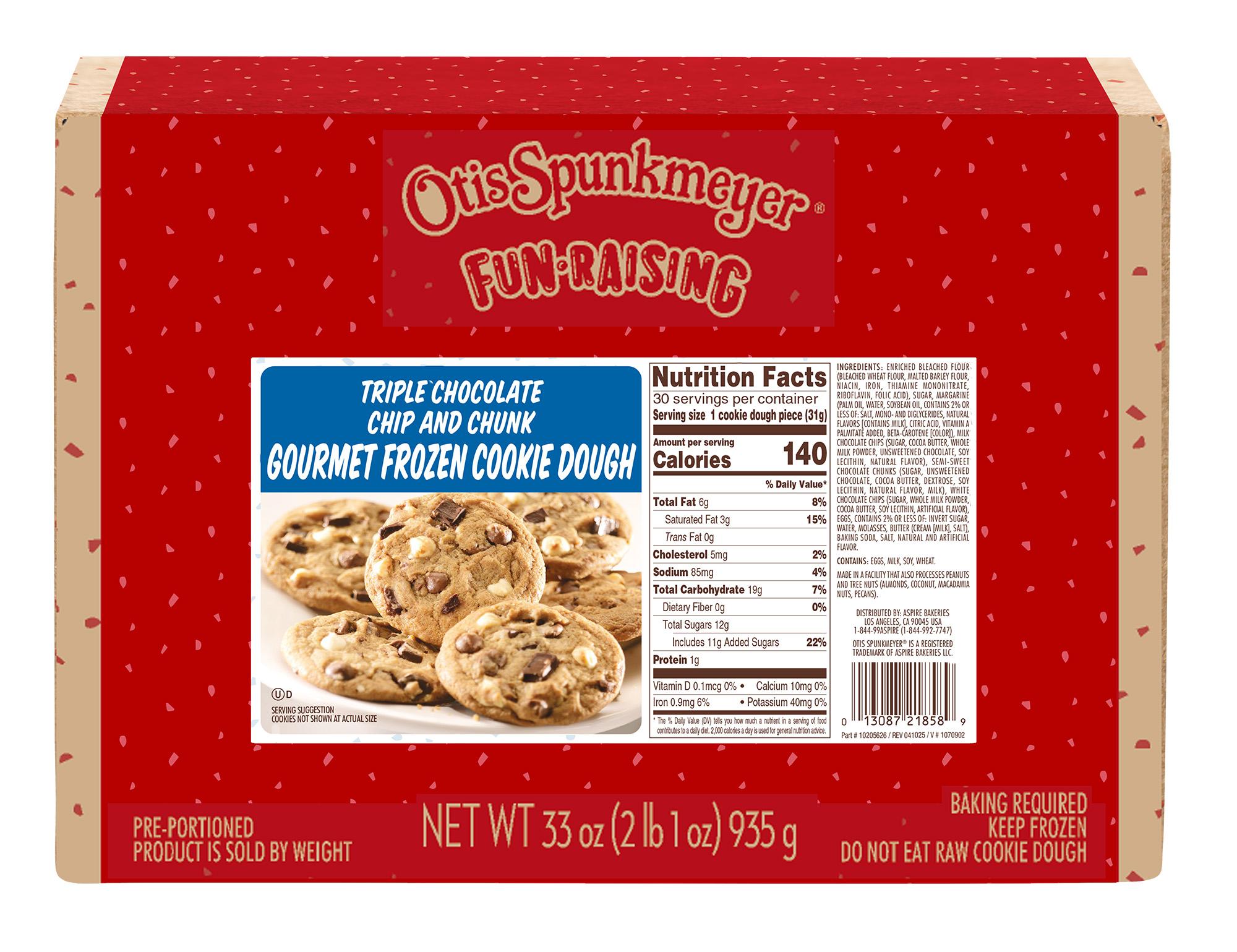 Fundraising 1.1 oz. Triple Chocolate Chip Cookies | Otis Spunkmeyer